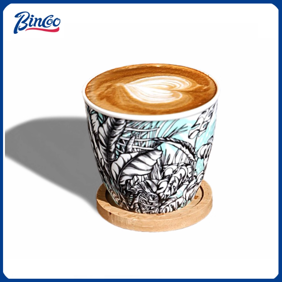 Coffee Tea Flower - BINCOO Seramik Kahve Fincanı Yaratıcı Orman
