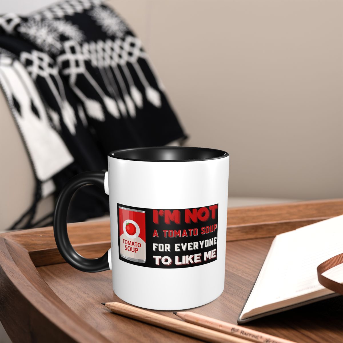 Coffee Tea Like - Domates Çorbası Kupa Gibi Komik Seramik