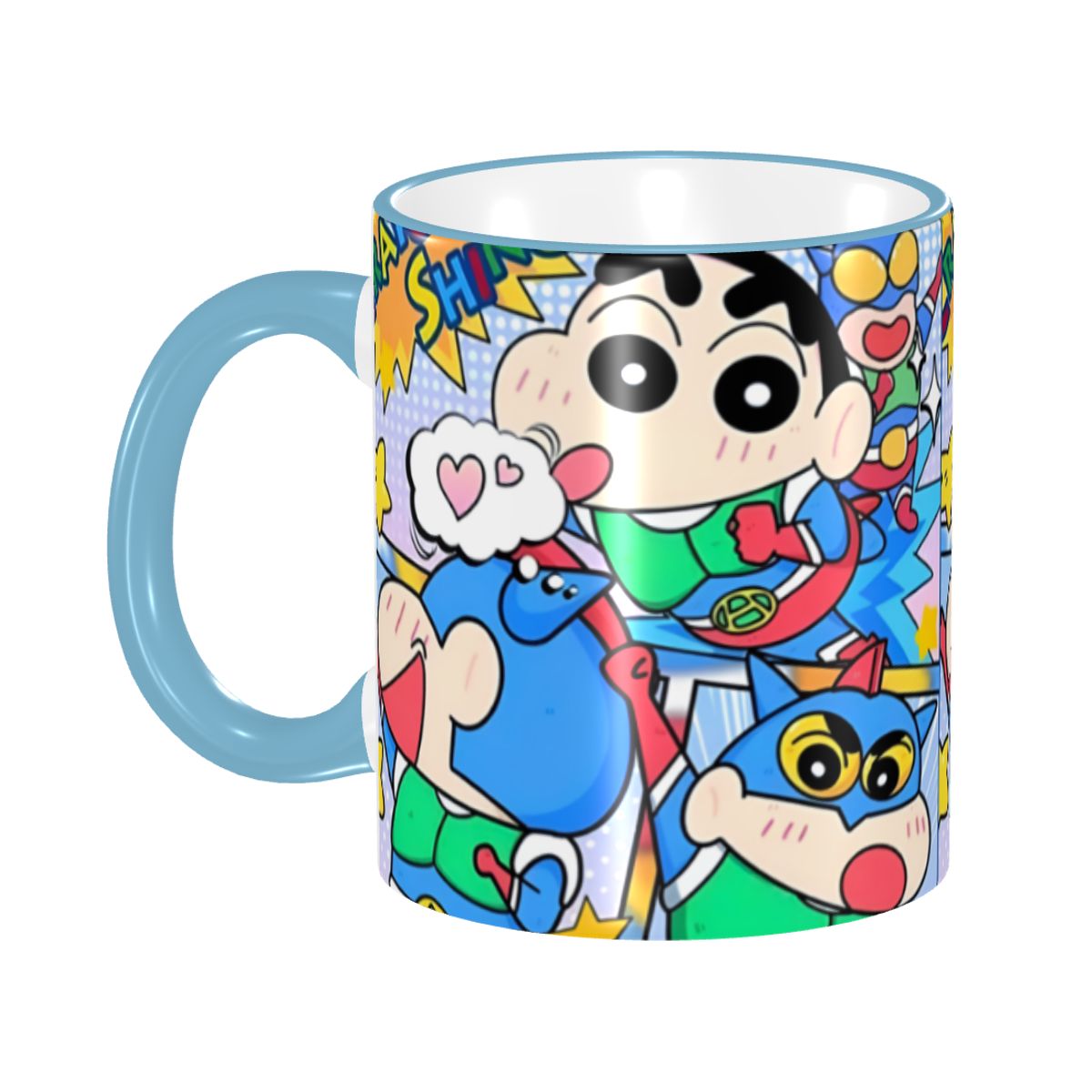 Coffee Tea Japan - Kişiselleştirilmiş Boya Kalemleri S-Shinchans Kahve Kupaları