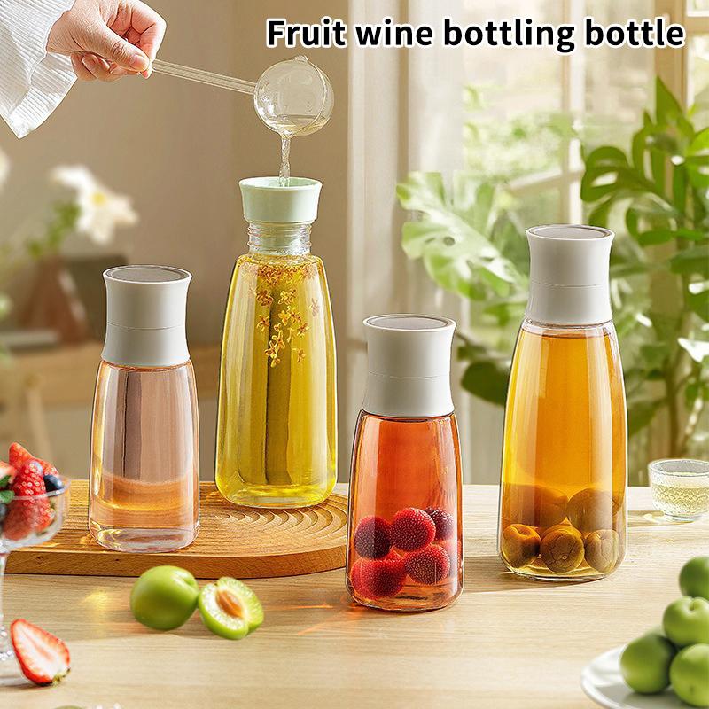 Cold Brew Bottle - Gıda Sınıfı Cam Kap, Filtreli, Soğuk