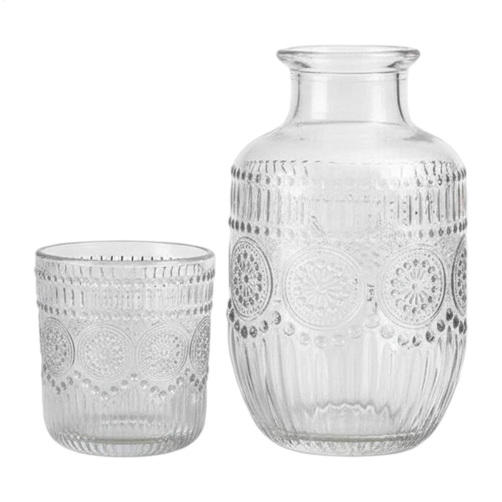 Coffee Tea Containers - 550ml Başucu Sürahisi ve Su Bardağı
