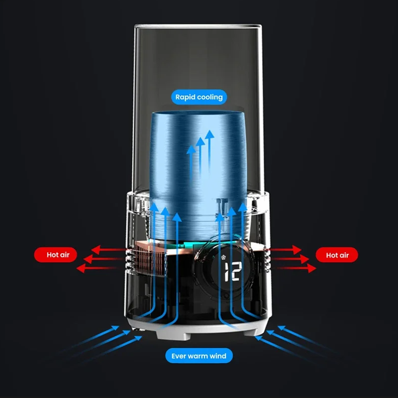 Coffee Tea Warmer - 2'si 1 Arada Hızlı Soğutma ve