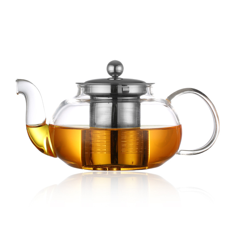 Coffee Tea Flower - 600/800 ml Isıya Dayanıklı Cam Demlik