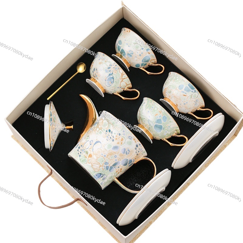 Coffee Tea Flower - Kahve fincanı seramik su ısıtıcısı çiçek