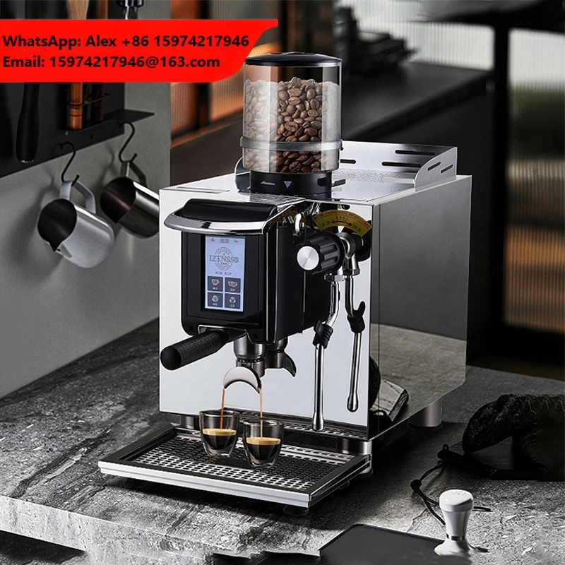 Coffee Tea Espresso Machines - İtalyan Yarı Otomatik Espresso Makinesi, Entegre