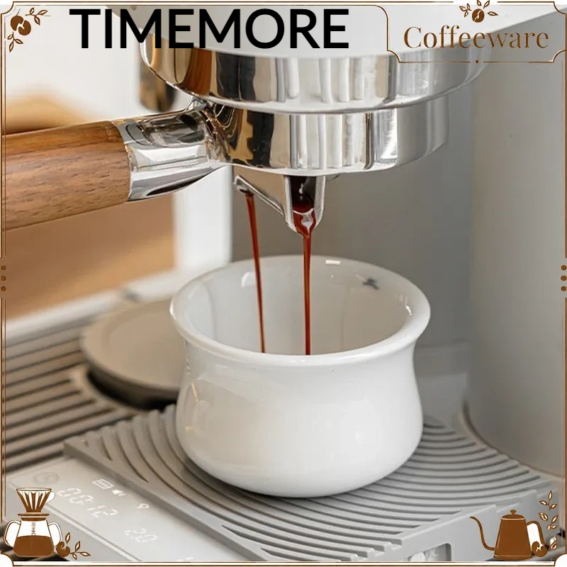 Espresso Cup Saucer - Timemore X 2 Parça Set Seramik