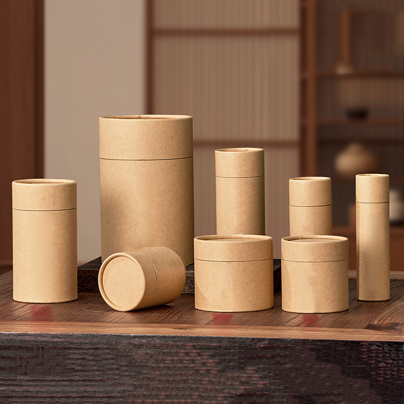 1 adet yeni Kraft karton tüple - Coffee Tea Containers incelemesi ve fiyatı