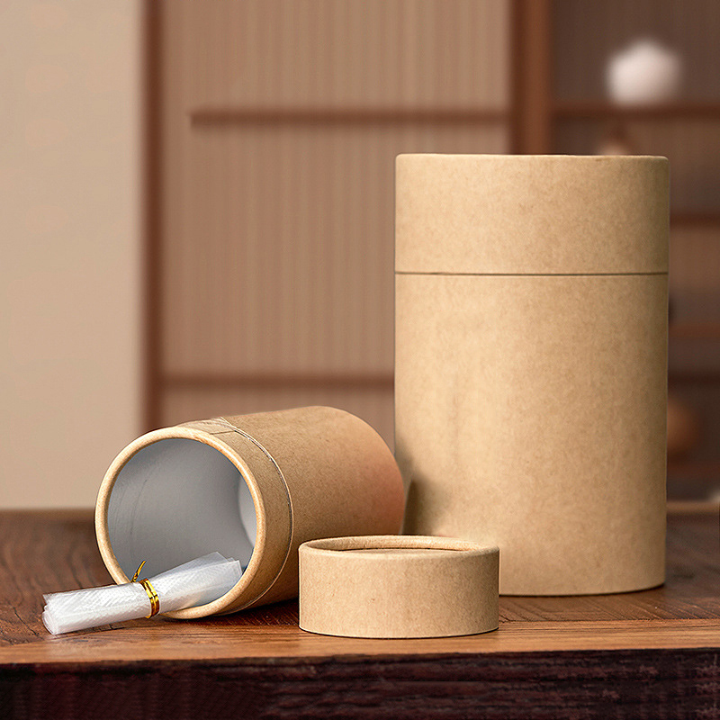 1 adet yeni Kraft karton tüple - Coffee Tea Containers incelemesi ve fiyatı