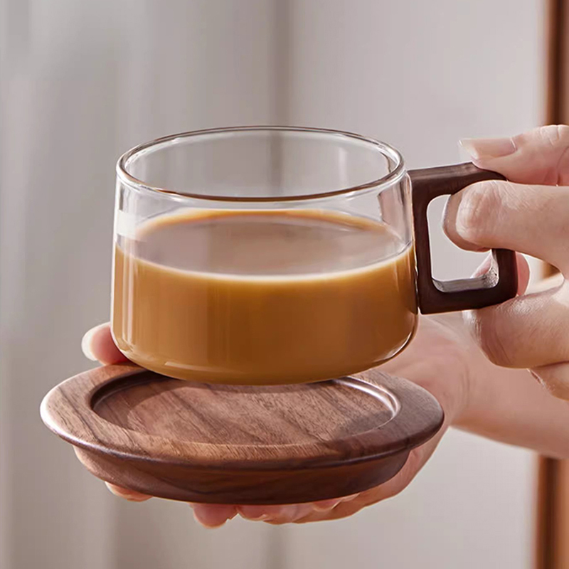 Ahşap Saplı Kahve Kaşıklı Kupa - Espresso Cup Saucer incelemesi ve fiyatı