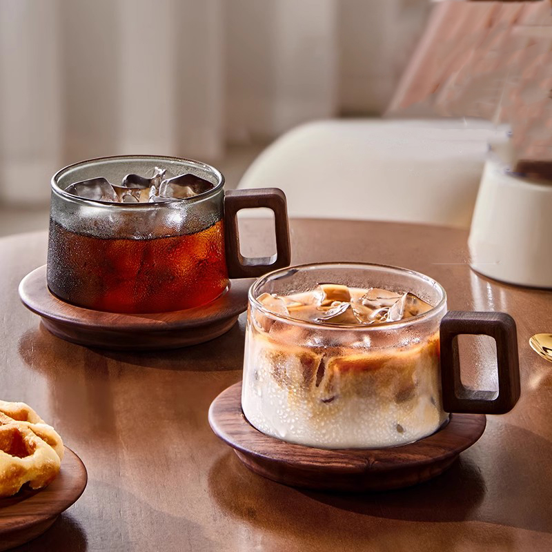 Ahşap Saplı Kahve Kaşıklı Kupa - Espresso Cup Saucer incelemesi ve fiyatı