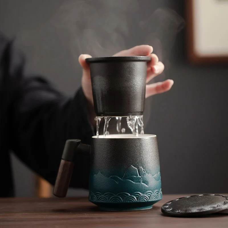 Seramik süzgeç çay bardağı kap - Coffee Tea Japan incelemesi ve fiyatı