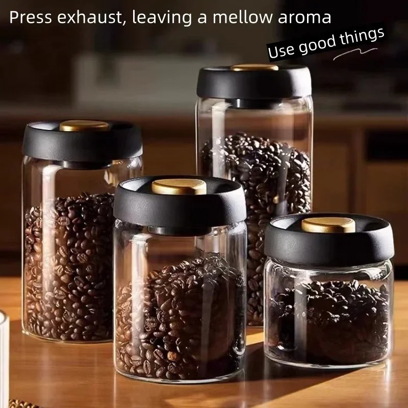 Manuel Vakumlu Kavanoz, Yüksek - Coffee Tea Containers incelemesi ve fiyatı