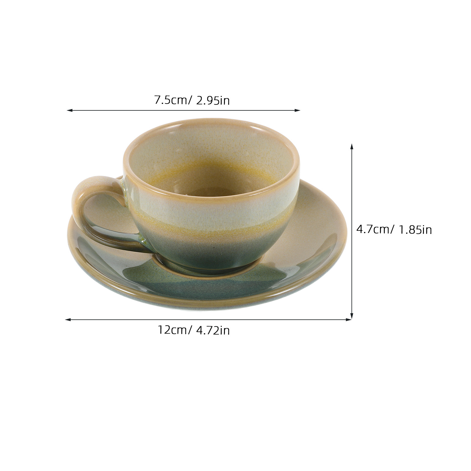 1 Takım Seramik Kahve Fincanı  - Espresso Cup Saucer incelemesi ve fiyatı