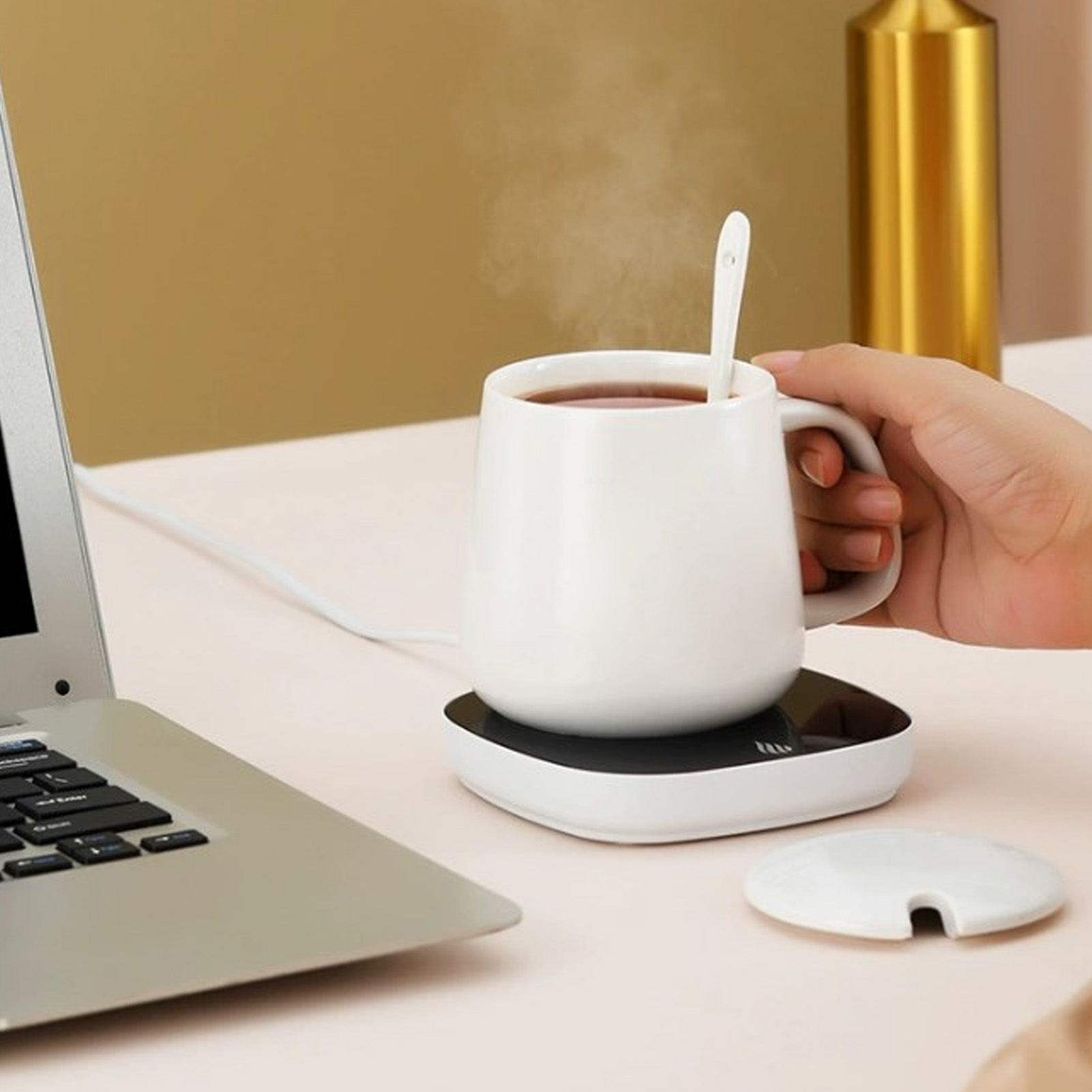 Kupa Isıtıcı 16W Düşük Güç 55  - Coffee Tea Warmer incelemesi ve fiyatı