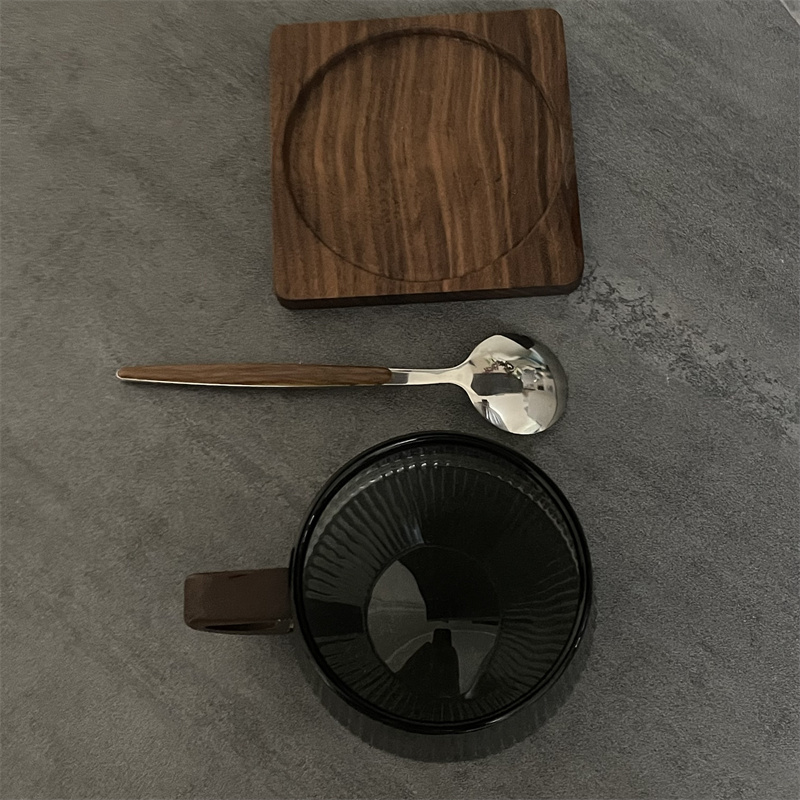200ml Çizgili Cam Kahve Fincan - Espresso Cup Saucer incelemesi ve fiyatı