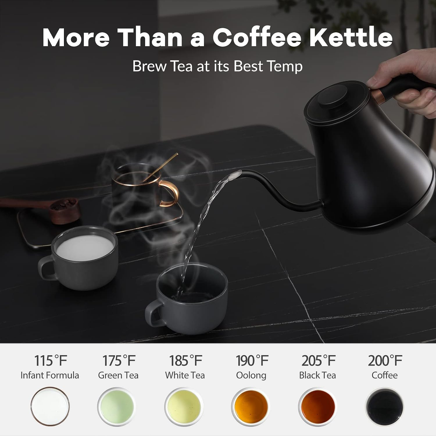 Hassas Gooseneck Elektrikli Su - Coffee Tea Images incelemesi ve fiyatı