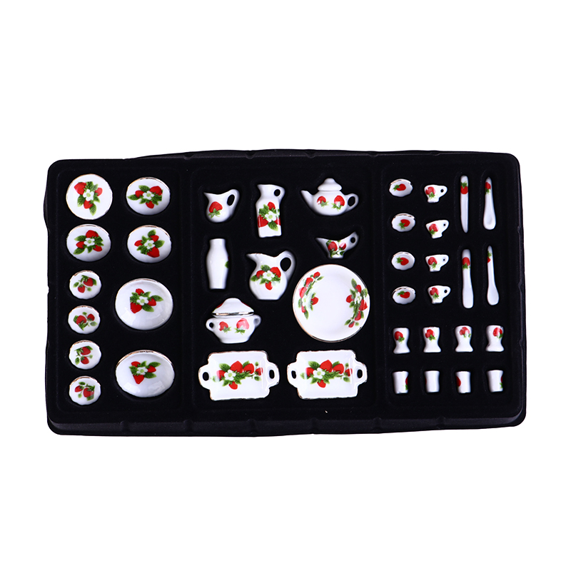 1 takım 1:12 minyatür bebek ev - Coffee Tea Flower incelemesi ve fiyatı