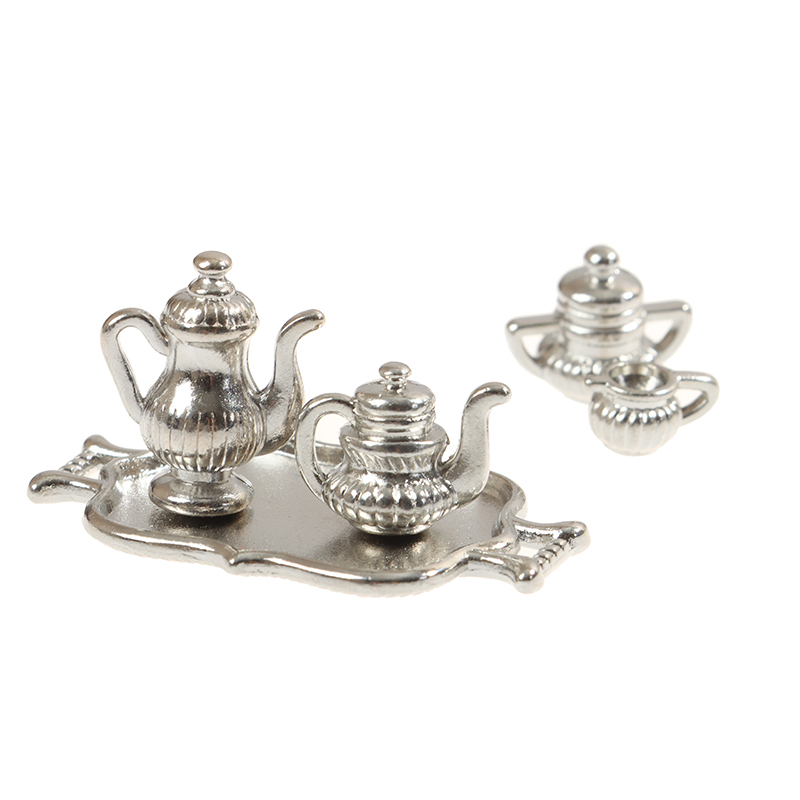 Dollhouse minyatür gümüş Metal - Young Tea Coffee incelemesi ve fiyatı