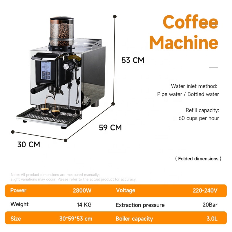 İtalyan Yarı Otomatik Espresso - Coffee Tea Espresso Machines incelemesi ve fiyatı