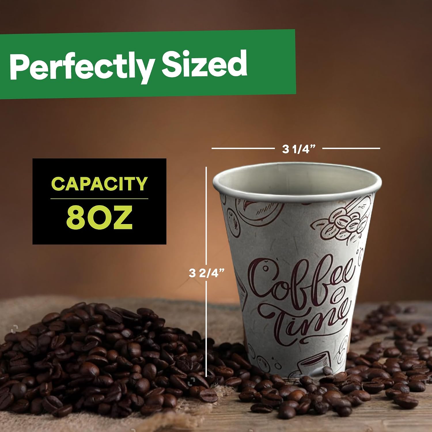 1000'lü Paket 8 oz Tek Kullanı - Coffee Tea Images incelemesi ve fiyatı