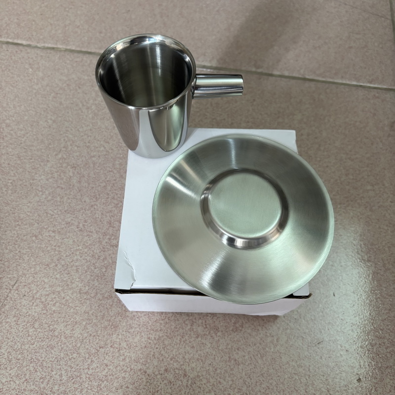 2'li Paslanmaz Çelik Kahve Fin - Espresso Cup Saucer incelemesi ve fiyatı