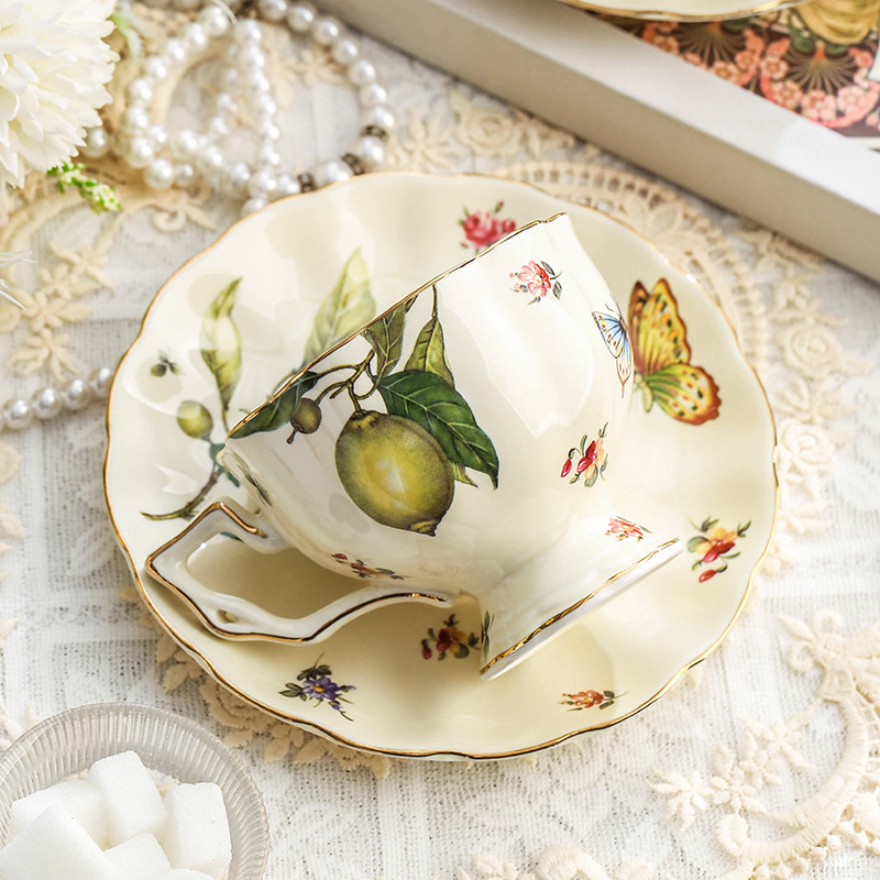 Vintage Limon Çaydanlık Kahve  - Espresso Cup Saucer incelemesi ve fiyatı