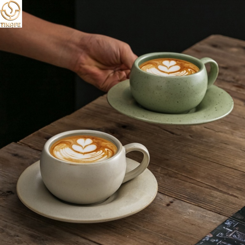 280ML Vintage Seramik Kahve Ku - Espresso Cup Saucer incelemesi ve fiyatı