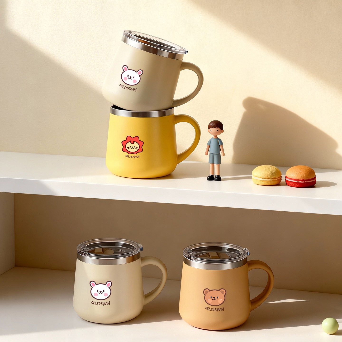 430ML Çizgi Film Desenli 316 P - Coffee Tea Warmer incelemesi ve fiyatı
